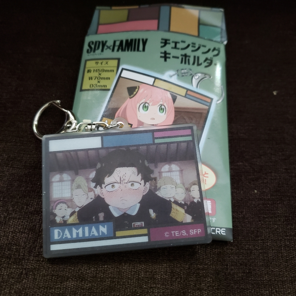 Spy x Family Anime Damian Holographic Keychain Brand New